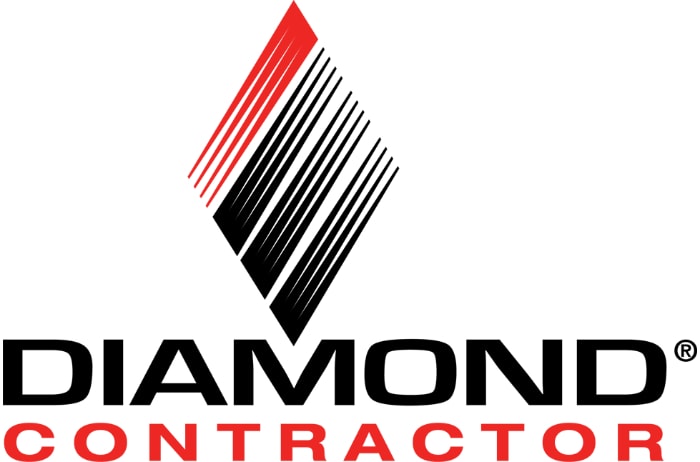 Diamond contractor logo